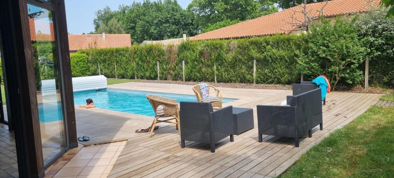 Maison Landaise Moderne Piscine Chauffee Spa ลิต์-เอต์-มิกซ์ ภายนอก รูปภาพ