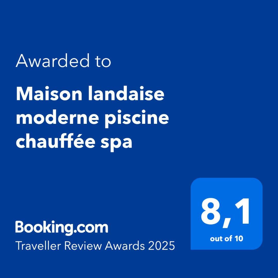 Maison Landaise Moderne Piscine Chauffee Spa ลิต์-เอต์-มิกซ์ ภายนอก รูปภาพ