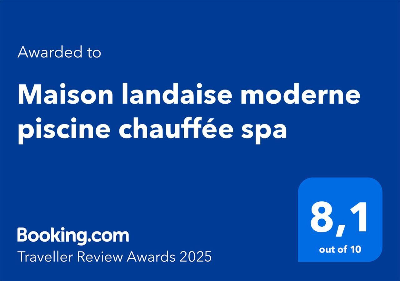 Maison Landaise Moderne Piscine Chauffee Spa ลิต์-เอต์-มิกซ์ ภายนอก รูปภาพ